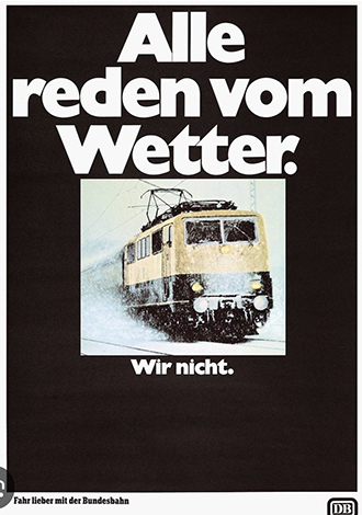 DB Werbung Wetter